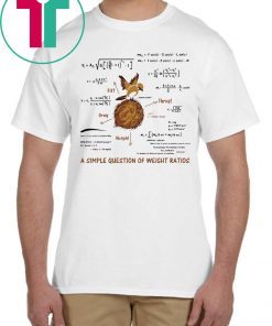 A Simple Question Of Weight Ratios Math Shirt