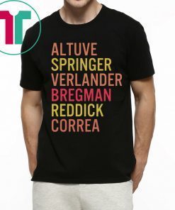 Altuve Bregman Astros Players Tee Shirt