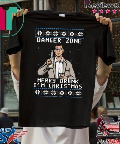 Archer Danger Zone Merry Drunk I’m Christmas T-Shirt