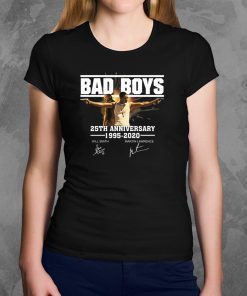 Bad boys 25th anniversary 1995-2020 signatures shirt