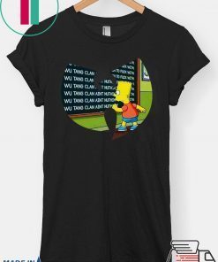Bart Simpson Wu Tang Clan Tee Shirt