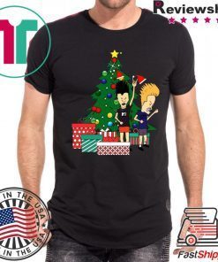 Beavis And Butthead Around The Christmas Tree T-Shirts