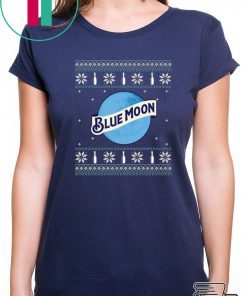 Blue Moon Beer Sweatshirt Blue Moon Beer Christmas Ugly T-Shirt