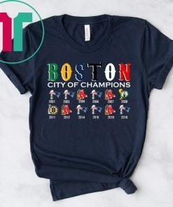 Boston City of Champions 2020 T-Shirt