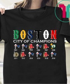 Boston City of Champions 2020 T-Shirt