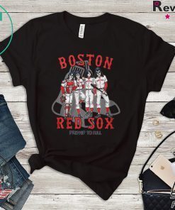 Boston red sox dressed to kill kiss rock band shirt