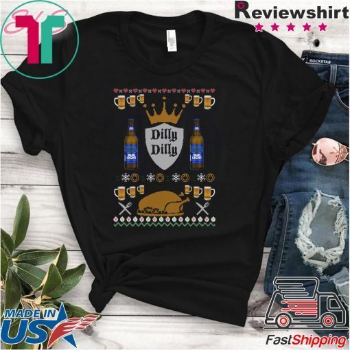 Bud Light Dilly Dilly Ugly Christmas T-Shirt
