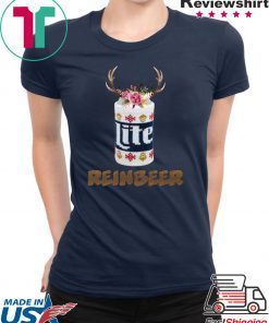 Can Miller Lite Reinbeer Funny Christmas Shirt