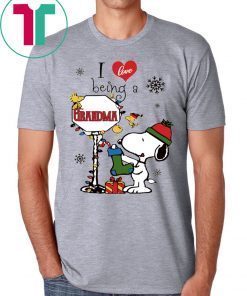 Christmas Snoopy I Love Being A Grandma 2020 T-Shirt