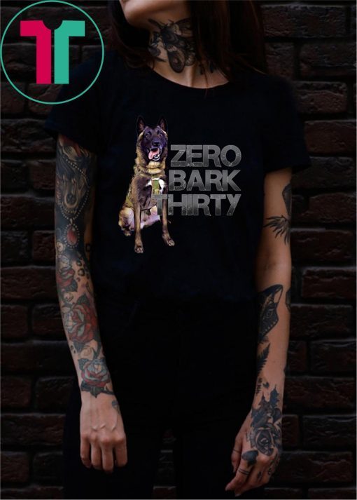 Conan Dog Zero Bark Thirty Unisex Shirt