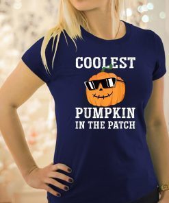 Coolest Pumpkin In The Patch Halloween Costume Kids Gift T-Shirt