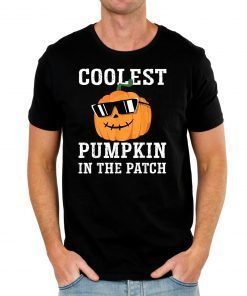 Coolest Pumpkin In The Patch Halloween Costume Kids Gift T-Shirt