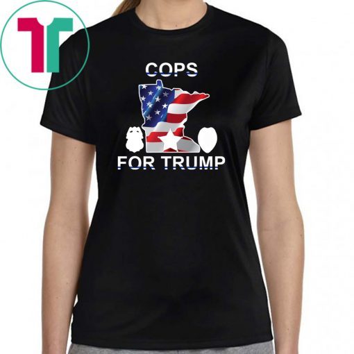 Cops For Trump Minneapolis Tee Shirt