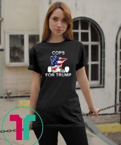 Cops For Trump USA Flag Shirts