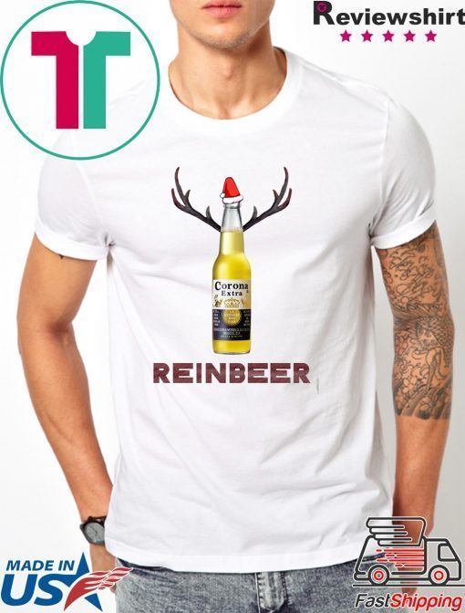 Corona Extra Beer Reinbeer Funny Christmas T-Shirt