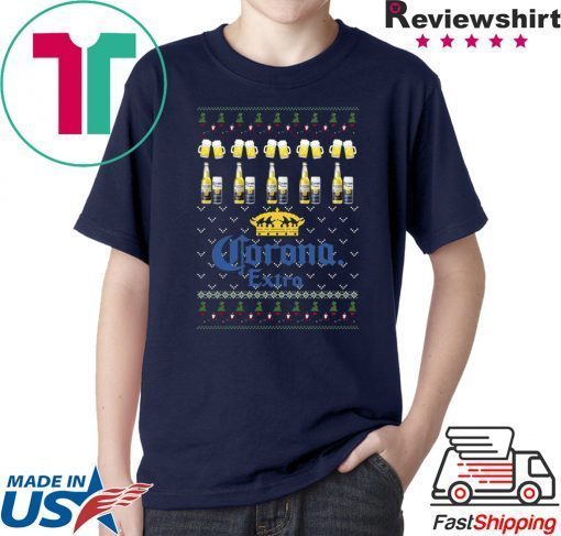 Corona Extra Beer Ugly Christmas T-Shirt