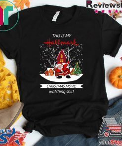 Dabbing Santa Claus Hallmark Christmas Movie Watching T-Shirt