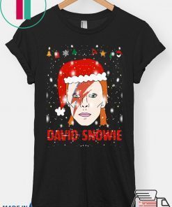 David Snowie Funny Christmas T-Shirt
