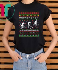 Deer Bike Christmas T-Shirt