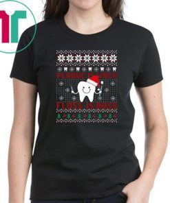 Dentist Plaque Is Wack Floss Is Boss Ugly Christmas T-Shirt