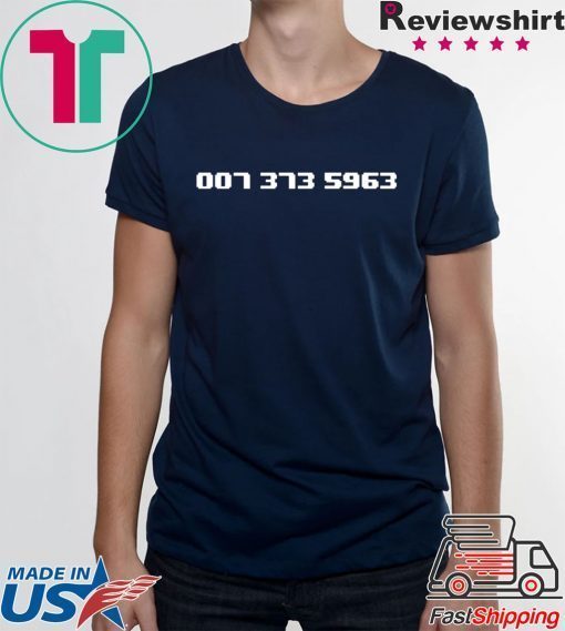 Details about 007 373 5963 Famous 90s Video Game Codes T Shirt