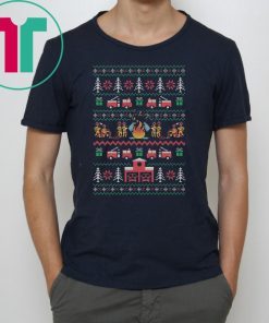 Firefighter ugly Christmas T-Shirt