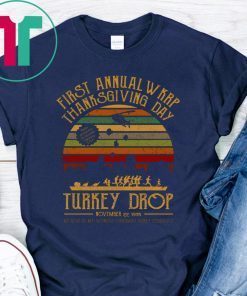First Annual Wkrp Thanksgiving Day Turkey Drop Vintage Tee Shirt
