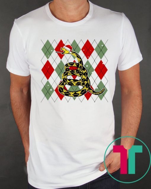 GADSDEN SNEK SNAKE UGLY CHRISTMAS T-SHIRT