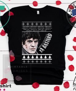 GOT Ramsay Bolton Merry Christmas Ya Bastard Ugly T-Shirt