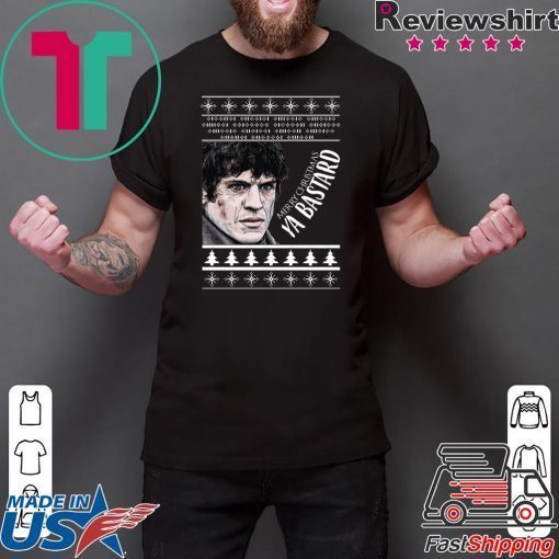 GOT Ramsay Bolton Merry Christmas Ya Bastard Ugly T-Shirt