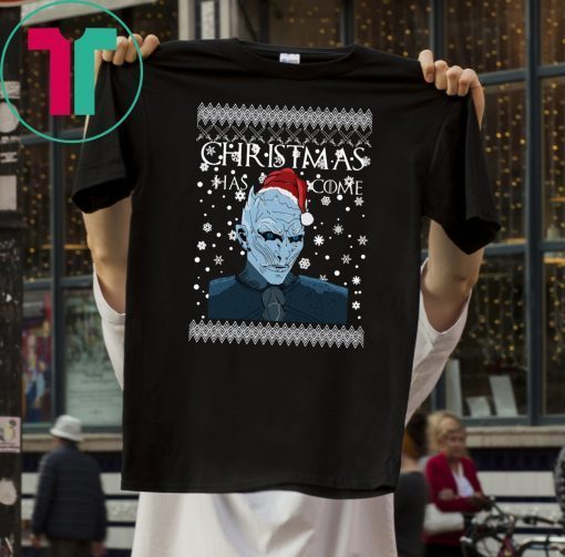 Game of Thrones Christmas Has Come White Walker Tee Shirt
