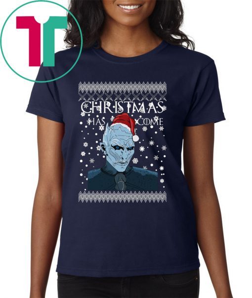 Game of Thrones Christmas Has Come White Walker Tee Shirt
