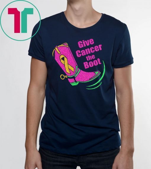Give cancer the boot breast cancer awareness Shirt