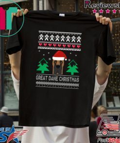 Great Dane Christmas ugly T-Shirt