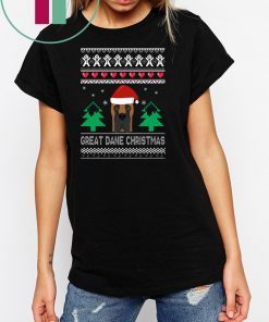 Great Dane Christmas ugly T-Shirt