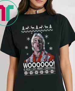 Green Ric Flair Woo Christmas T-Shirt