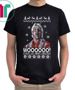 Green Ric Flair Woo Christmas T-Shirt