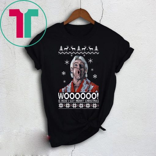 Green Ric Flair Woo Christmas T-Shirt