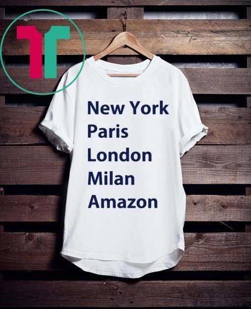 HEIDI KLUM NEW YORK PARIS LONDON MILAN AMAZON T-SHIRTS