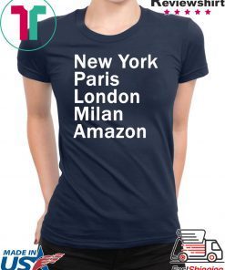 HEIDI KLUM – NEW YORK PARIS LONDON MILAN AMAZON BLACK T-SHIRT