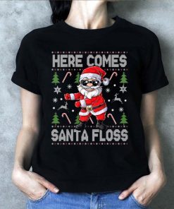 Here Comes Santa Floss Ugly Christmas ShirtHere Comes Santa Floss Ugly Christmas Shirt