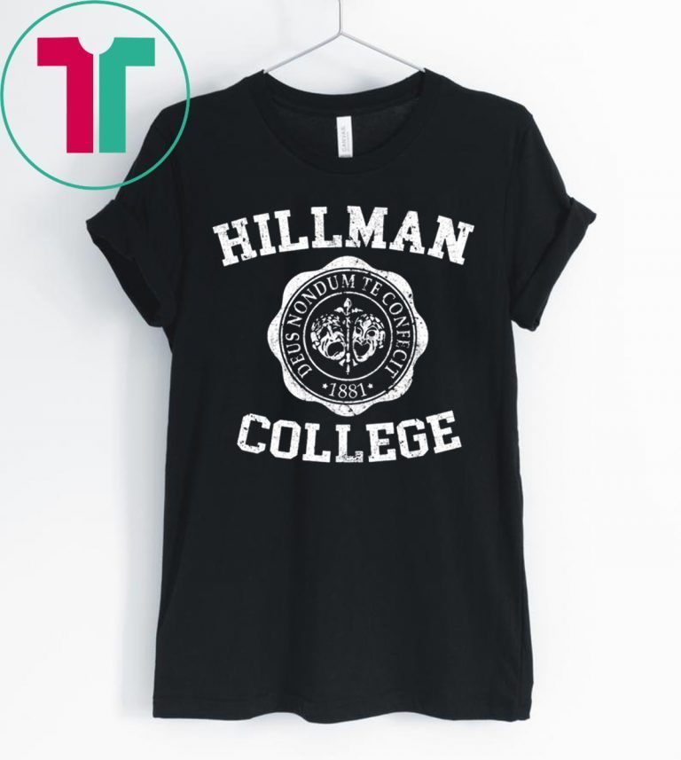 hillman college t shirt