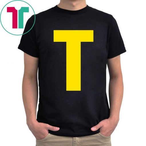 Initials Letter T-Theodore Chipmunk Christmas 2020 Shirt