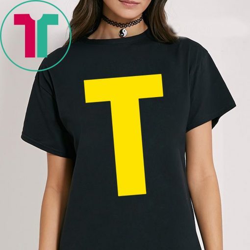 Initials Letter T-Theodore Chipmunk Christmas 2020 Shirt