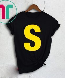 Initials Name Letter S-Simon Chipmunk Christmas Tee Shirt