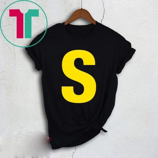 Initials Name Letter S-Simon Chipmunk Christmas Tee Shirt