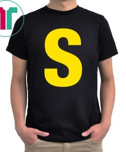 Initials Name Letter S-Simon Chipmunk Christmas Tee Shirt