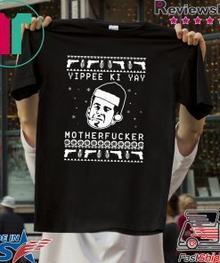 John McClane Yippee Ki Yay Motherfucker Christmas T-Shirt