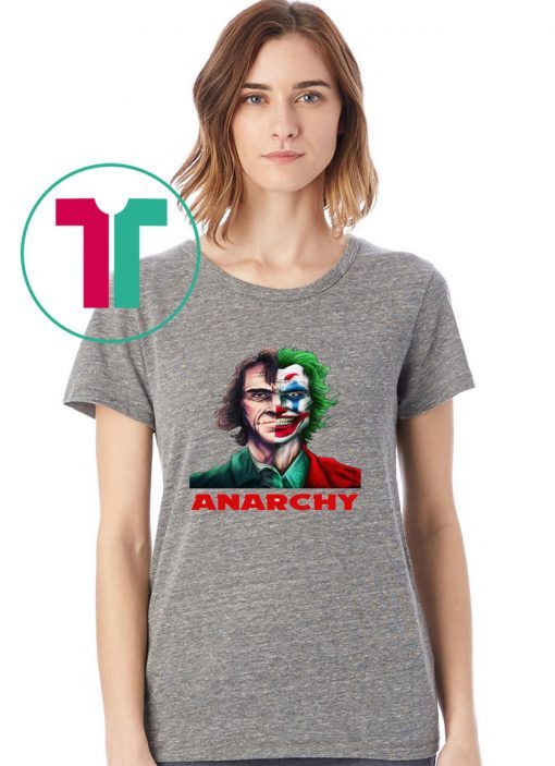 Joker Joaquin Phoenix Anarchy Tee Shirt