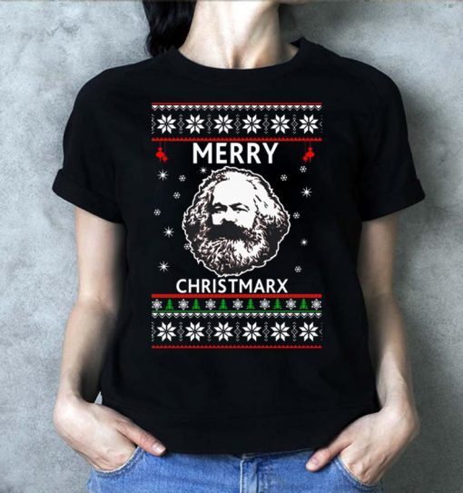 Karl Marx Merry ChristMarx ugly T-ShirtKarl Marx Merry ChristMarx ugly T-Shirt